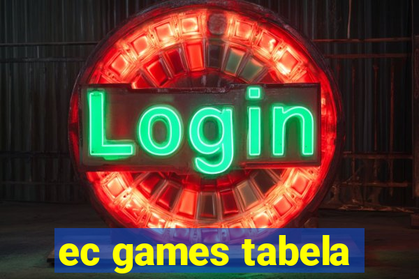 ec games tabela